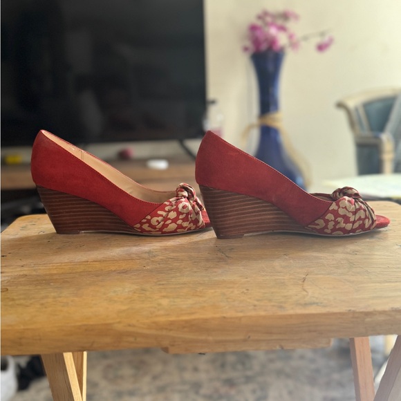 Violet &Red wedges - Picture 3 of 5